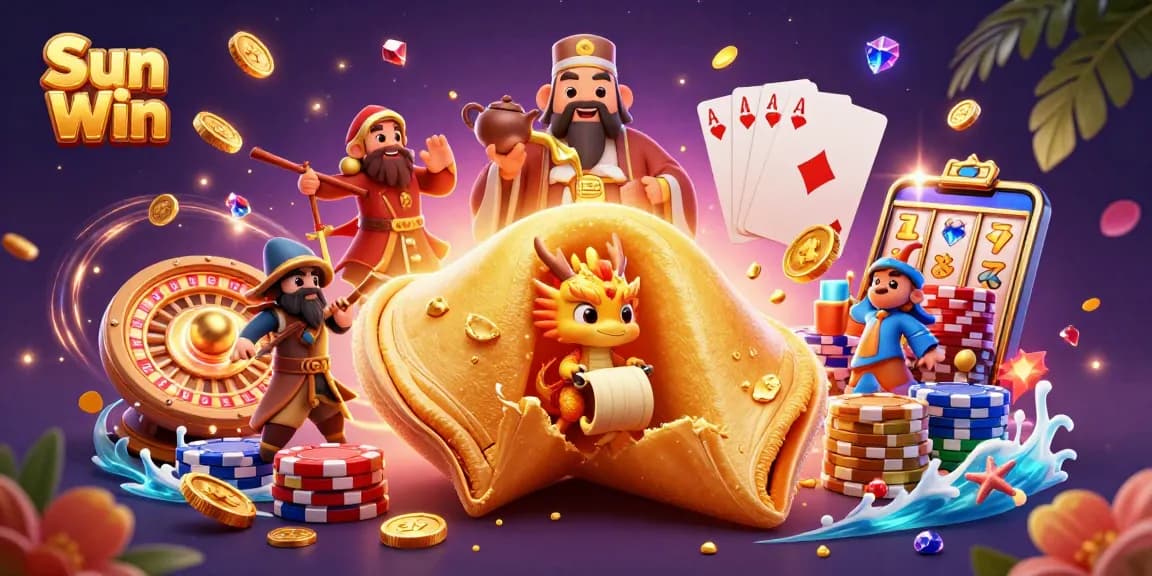 Sun Win players explore thrilling baccarat with golden rewards and vibrant tokens.