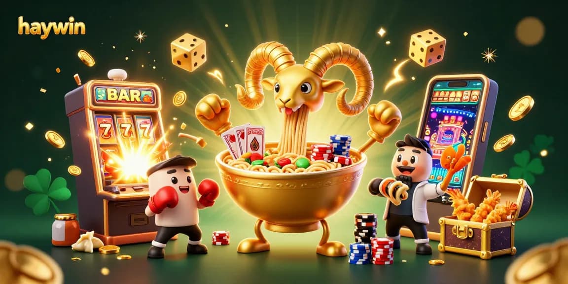Experience the excitement of haywin with captivating characters and dynamic casino elements in a vibrant scene.