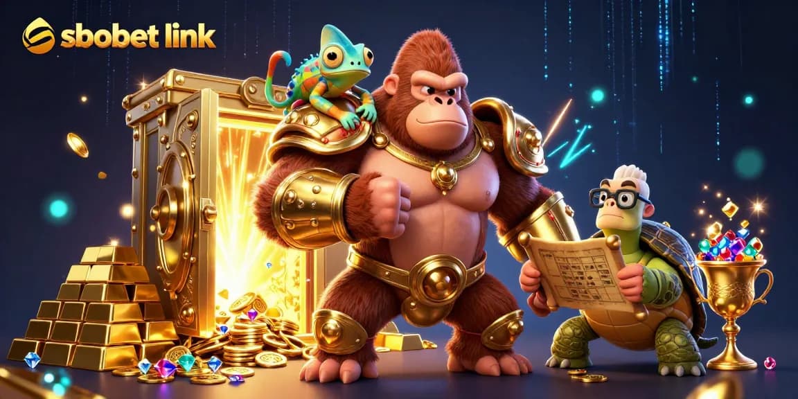 Experience the thrill of betting with SBOBET link in a vibrant casino scene.