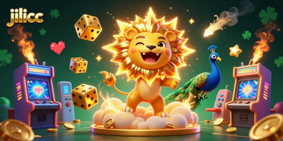 Experience thrilling gameplay at JILICC with vivid illustrations featuring casino themes and action.