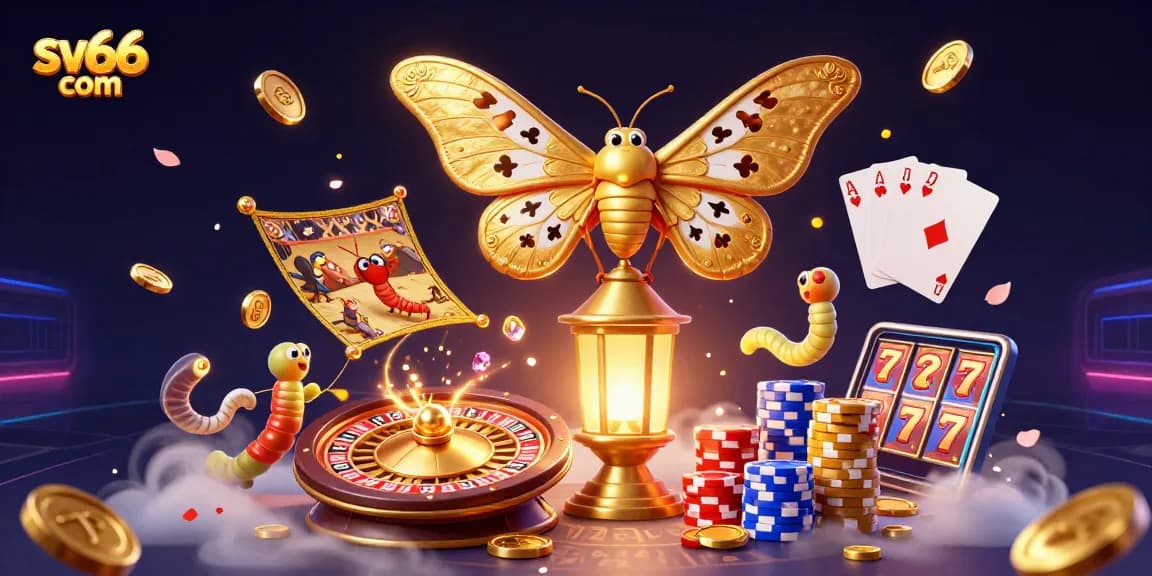 Experience thrilling cockfighting action at sv66 com with a vibrant 3D casino scene.