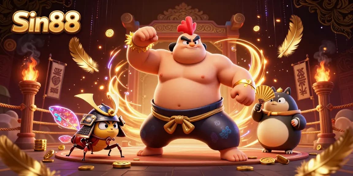 Experience thrilling gameplay at Sin88 with vibrant 3D characters and dynamic casino elements