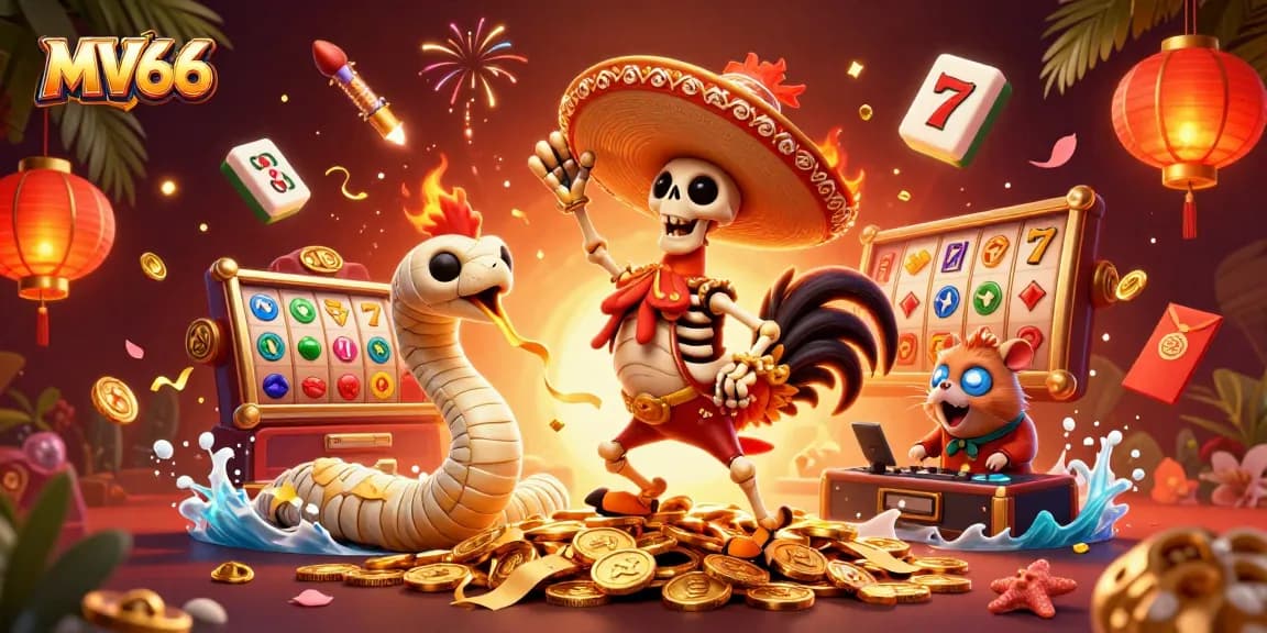 MV66 brings winning slots to life with a vibrant fiesta of characters and festive decor.