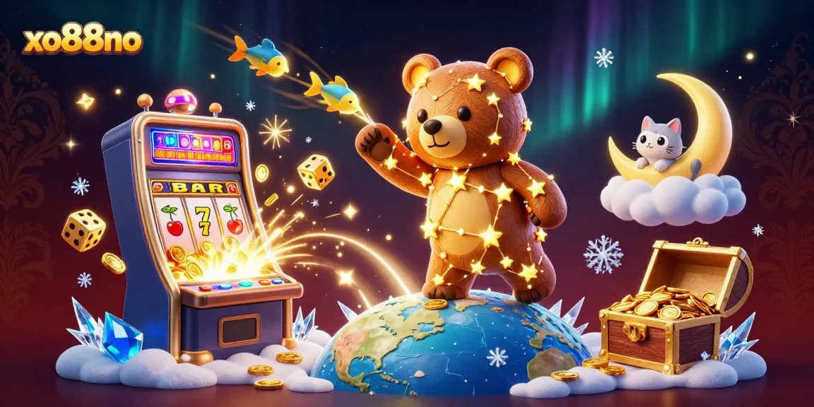 Experience winning moments with xo88no at a vibrant, gold-filled casino scene.