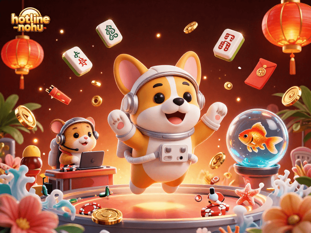 Experience exhilarating gameplay at hotline-nohu in a vibrant space casino scene.