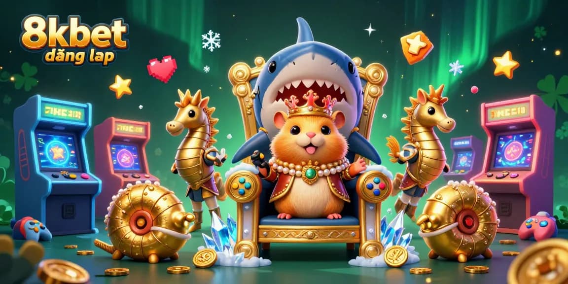 Experience seamless gaming with 8xbet đăng nhập, featuring vibrant casino elements and engaging characters.