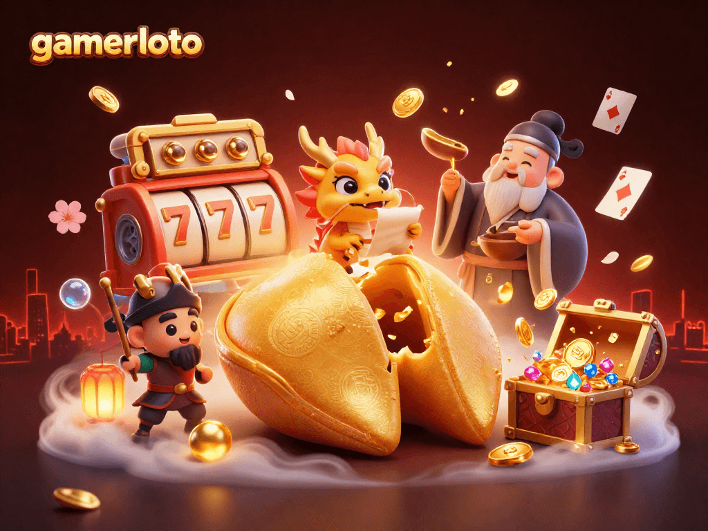 Engage with gamerloto’s dynamic slot experience featuring unique 3D characters and vibrant treasures.