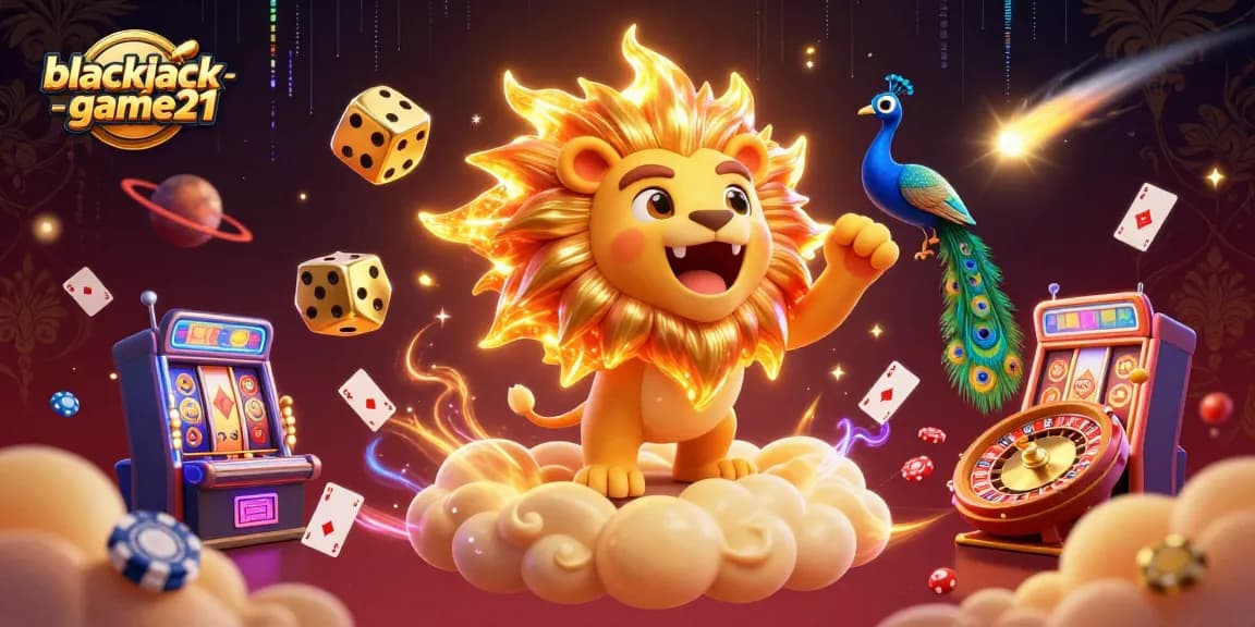 Engage in thrilling gameplay at blackjack-game21, featuring dynamic casino elements and vibrant characters.