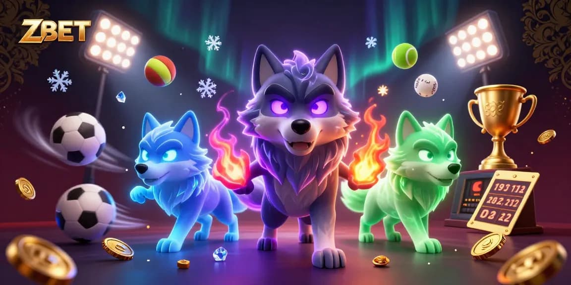 ZBET captivates players with dynamic sports betting action in a vibrant digital casino scene.