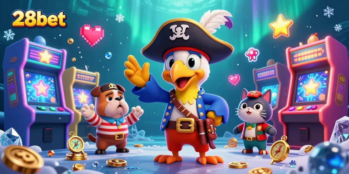 Experience winning thrills at 28bet with vibrant 3D casino games, pirates, and adventure!