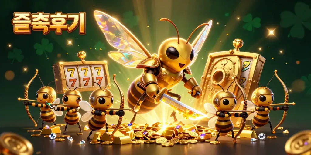 Experience the thrilling 슬롯후기 and dynamic gameplay with vibrant visuals of slot themes in an exciting 3D scene.