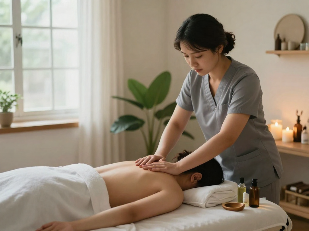 Experience professional 광진구출장마사지 in a calming home environment.