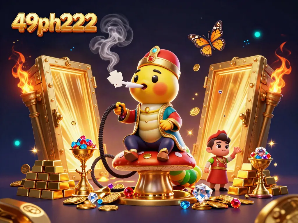 Experience the excitement of 49ph222 with vibrant casino elements and rich 3D illustration.