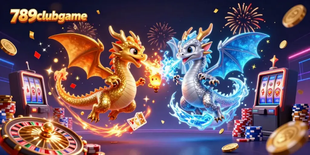 Engage in thrilling action at 789clubgame with dragons and dynamic casino elements.
