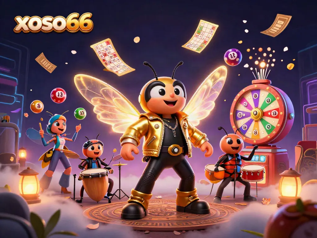 Engage in exciting games at xoso66 featuring vibrant lottery elements and a dynamic rock star scene.