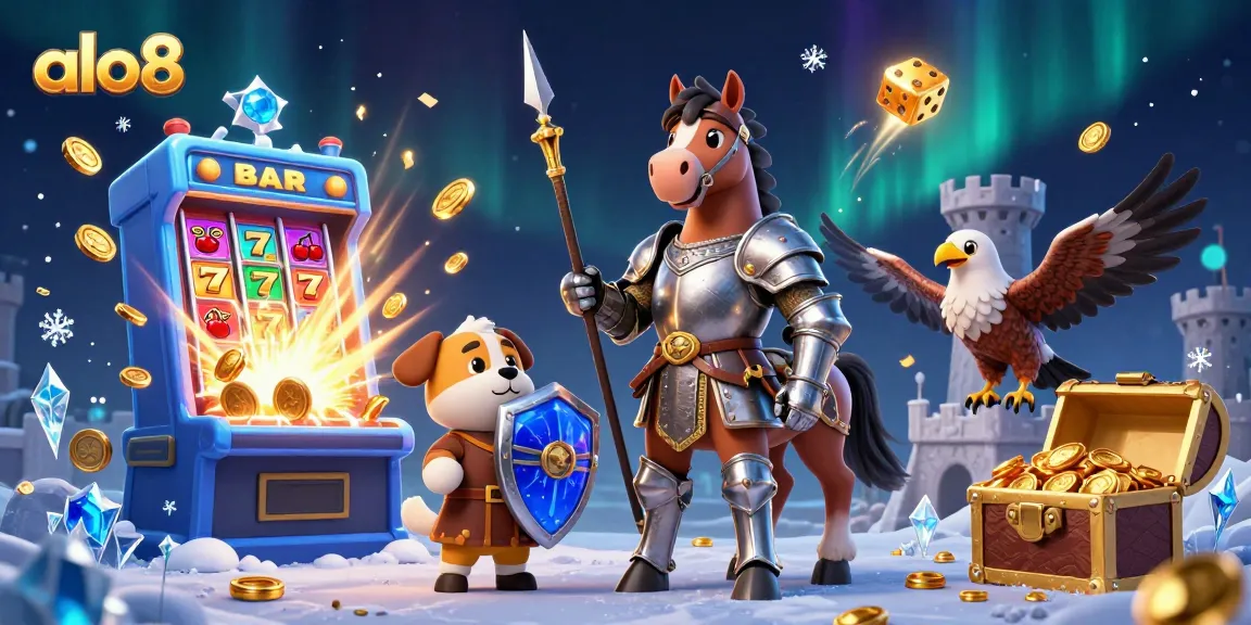 Experience thrilling jackpots at alo8 with vibrant slot machines and charming characters.
