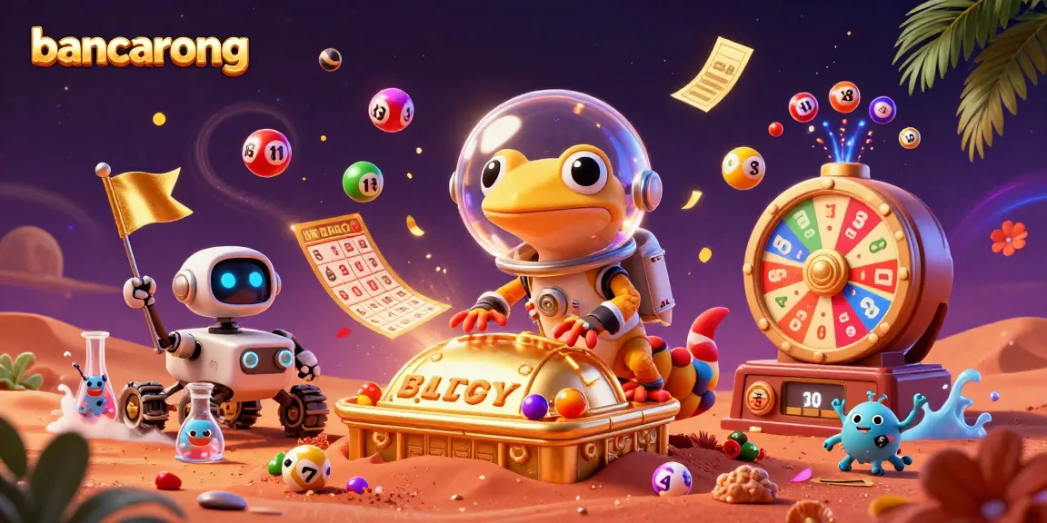 Bets soar as bancarong's Martian gecko uncovers treasures in a vibrant casino landscape.