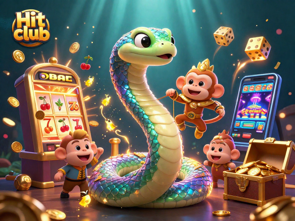 Experience the exciting Hit club gaming scene with vibrant characters and dynamic elements!
