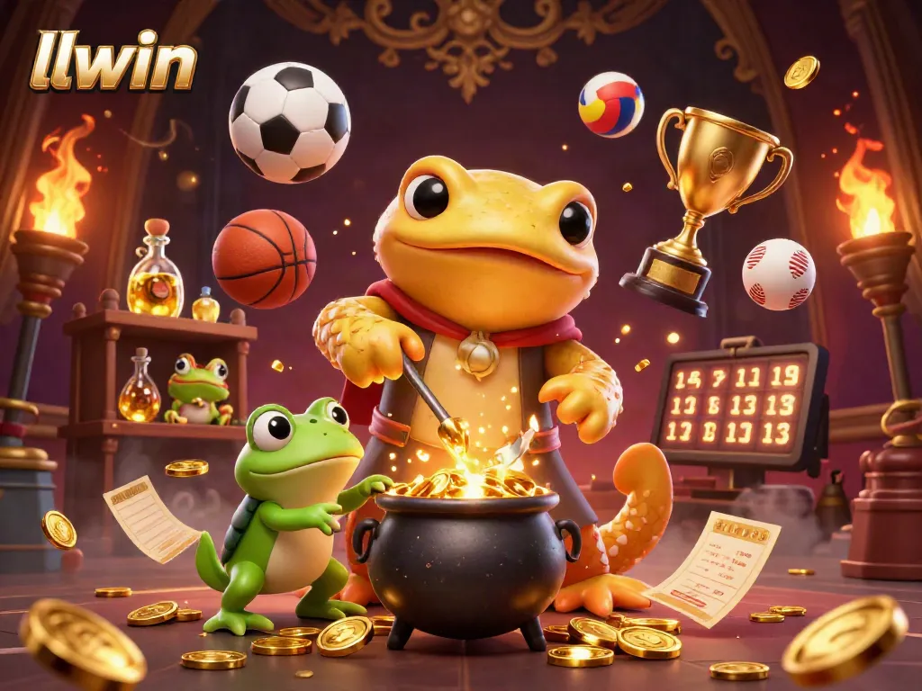 Experience dynamic gaming with llwin as alchemist transforms metals into gold amidst sports betting excitement.