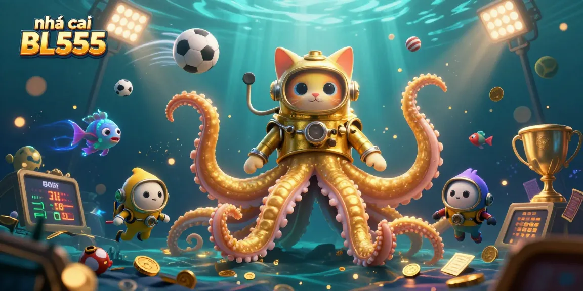 Engage in thrilling gaming at nhà cái BL555 with a vibrant underwater scene featuring golden treasure and dynamic gameplay elements.