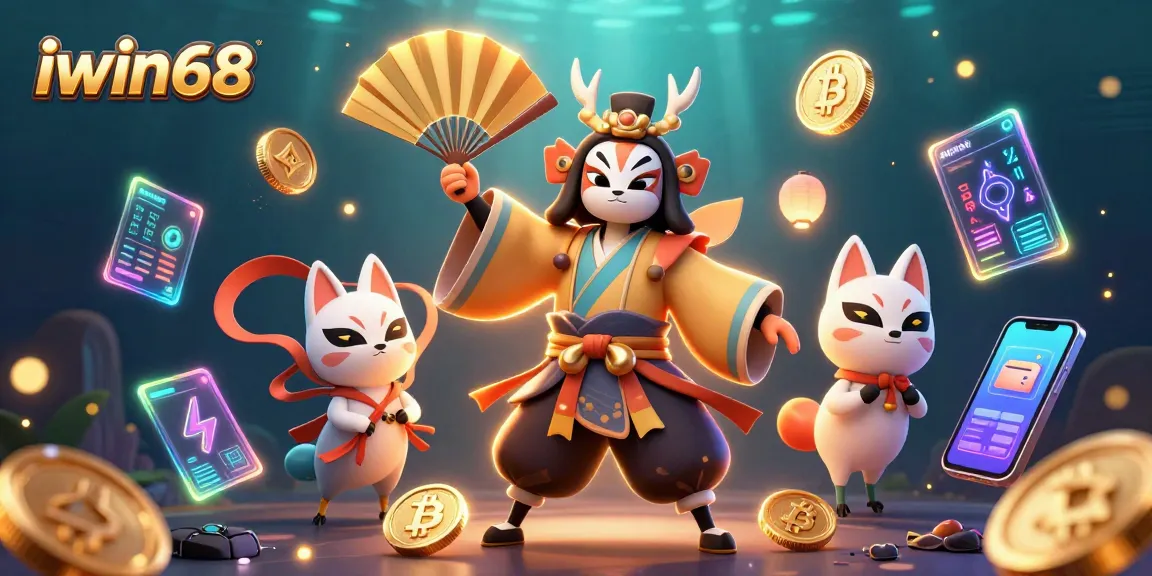 Experience thrilling gaming at iwin68 with vibrant characters and immersive casino elements.