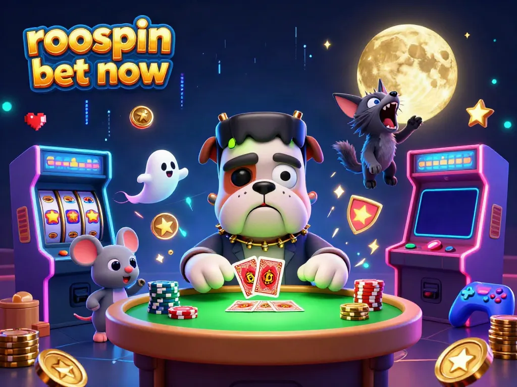 Join the fun and excitement at roospin bet now with vibrant characters and casino-themed gaming elements.