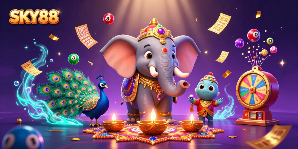 Engage with the vibrant SKY88 casino experience featuring dynamic games and colorful elements.