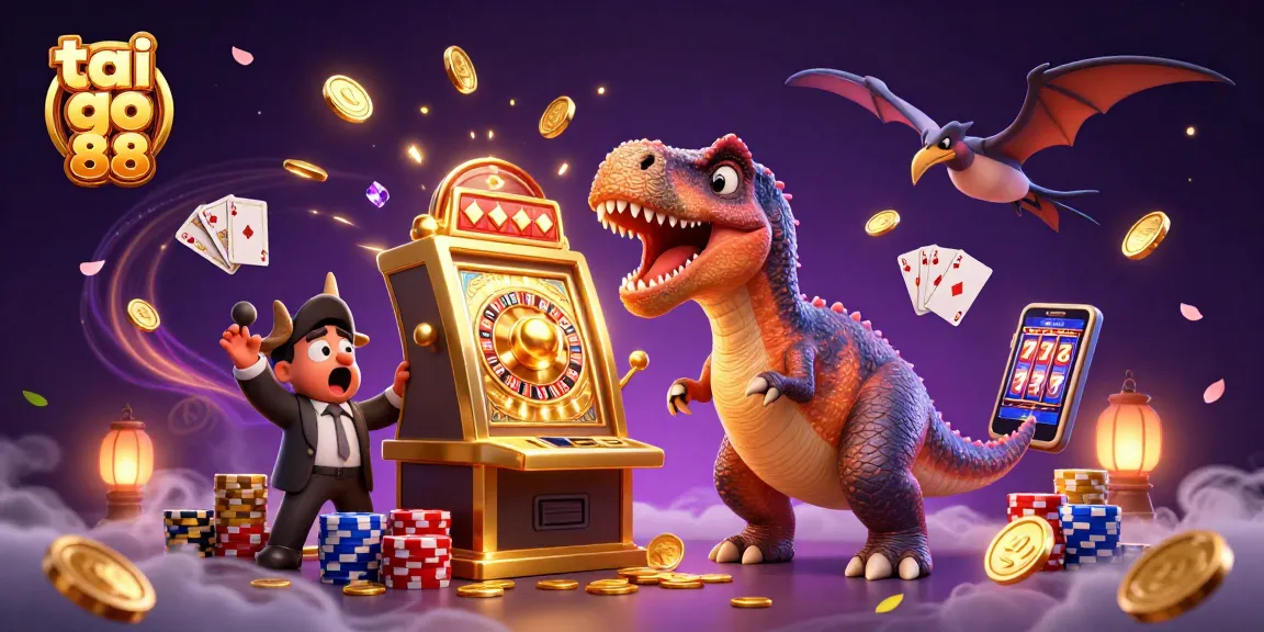 Engage with tai go 88 as a pachycephalosaurus triggers a golden jackpot amid cascading coins.