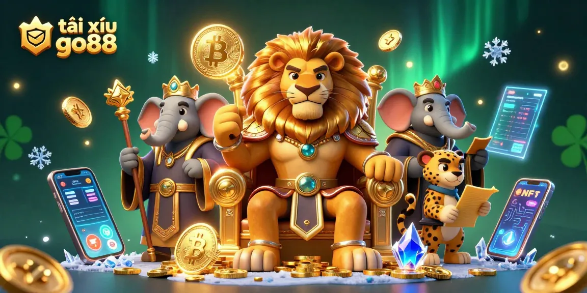 Experience thrilling tài xỉu go88 gameplay with fierce characters, crypto elements, and dynamic art.