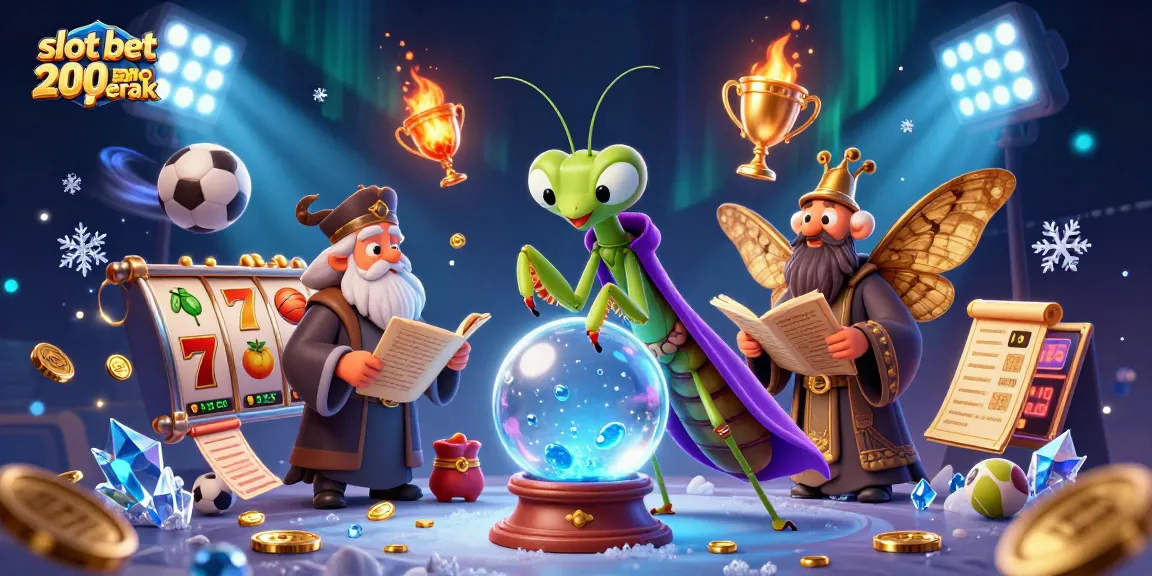 Menangkan slot bet 200 perak dengan permainan menarik bersama karakter ajaib dalam ilustrasi 3D bertema kasino.