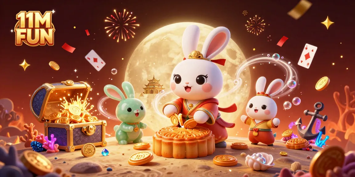 Experience intense gameplay with 11M FUN through vibrant 3D illustration showcasing casino excitement.