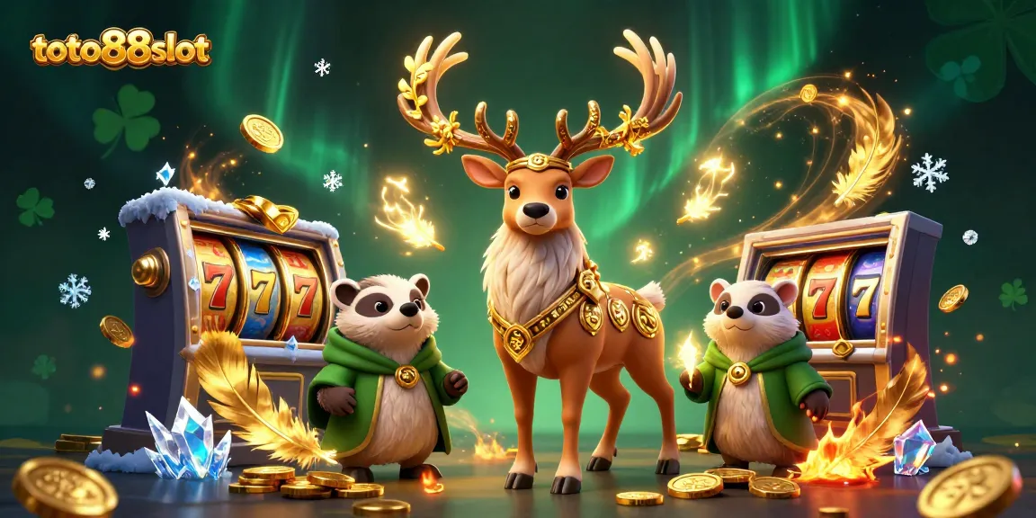 Play exciting slot games with toto88slot and experience dazzling wins in an immersive casino scene.