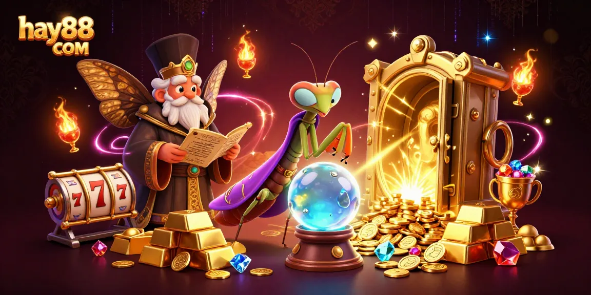 Experience the excitement of hay88 com with vivid casino elements and mystical characters in action.