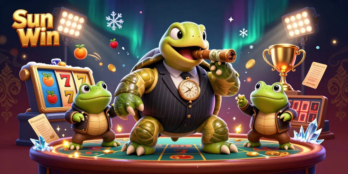 Engage in thrilling gameplay at Sun Win with dynamic slot reels and a vibrant casino atmosphere.