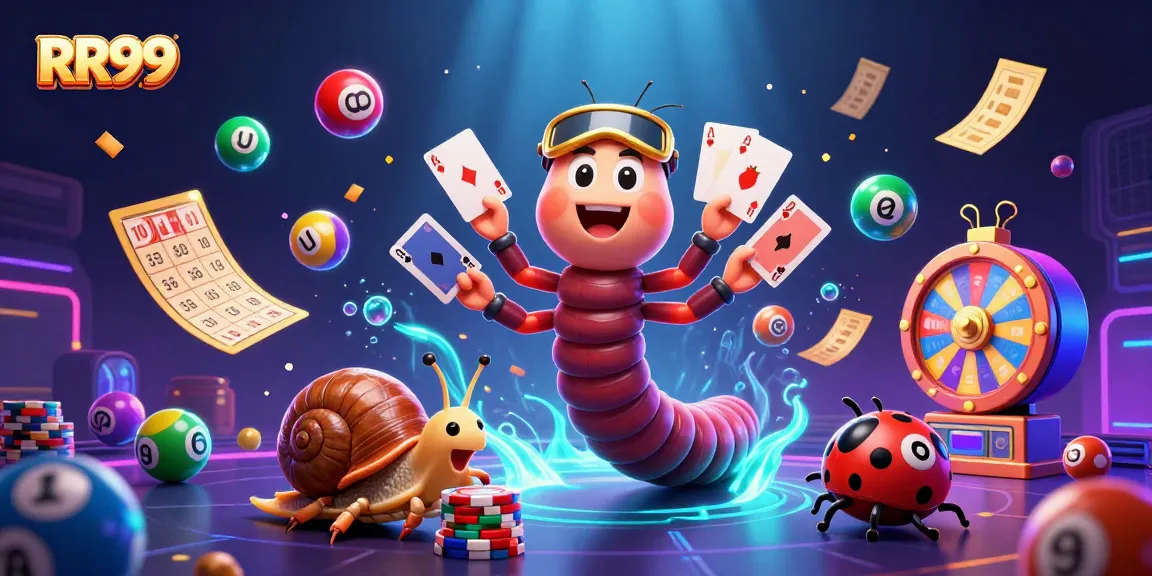 Experience thrilling gameplay at RR99's vibrant casino with interactive characters and dynamic elements.